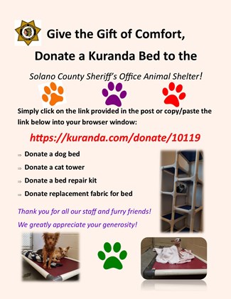 Please click here to donate a Kuranda bed!